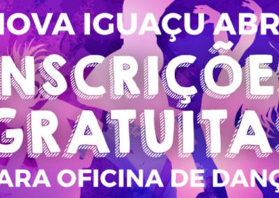 Nova Iguaçu abre inscrições gratuitas para oficina de dança