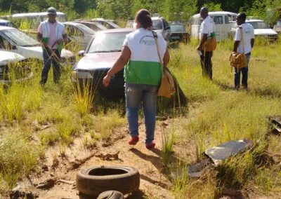 Prefeitura faz limpeza no entorno do Depósito Público e não encontra foco do mosquito da dengue