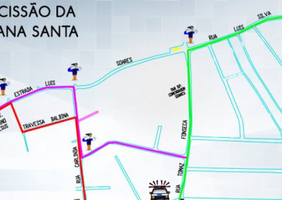 Prefeitura interdita ruas de Nova Iguaçu durante eventos da Semana Santa