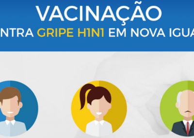 Nova Iguaçu monta força-tarefa para vacinar contra a gripe H1N1