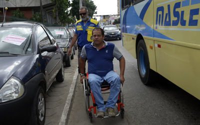 Operação acessibilidade fiscaliza passagem de cadeirantes na cidade