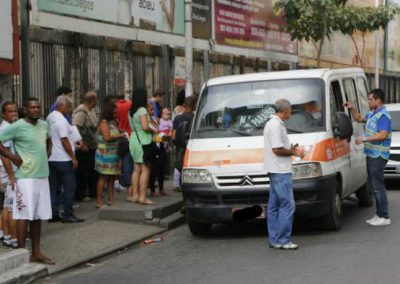 Secretaria de Trânsito une equipes em operação para ordenar o Centro