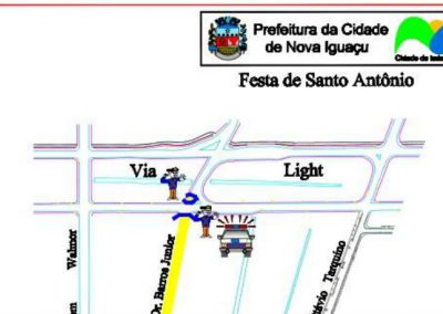 Prefeitura de Nova Iguaçu interdita ruas do Centro para a Festa de Santo Antônio entre os dias 09 e 14
