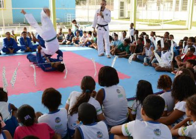 Escola comemora um ano com apresentação de esporte olímpico no Grão-Pará