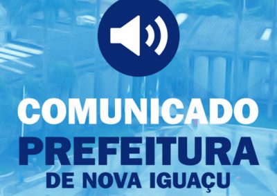 Comunicado Oficial Prefeitura de Nova Iguaçu