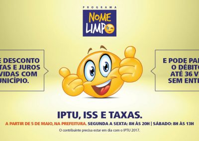 Prefeitura oferece anistia de 100% em multas e juros para contribuintes quitarem débitos com o município