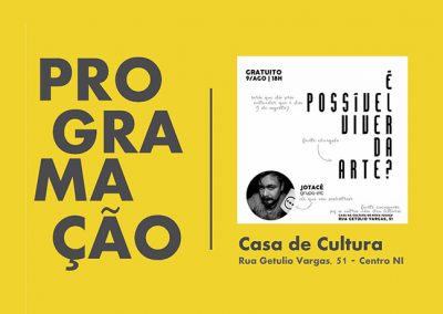 Teatro Sylvio Monteiro recebe palestra gratuita para artistas e produtores