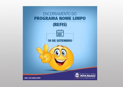 Campanha Refis – Nome Limpo chega à reta final