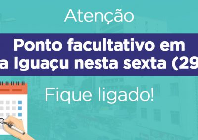 Ponto facultativo em Nova Iguaçu nesta sexta (29/12)