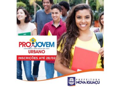 Nova Iguaçu oferece vagas para o ProJovem Urbano