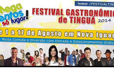 Falta pouco para o Festival Gastronômico de Tinguá!