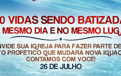 Nova Iguaçu realiza batismo coletivo no sábado (26/07)