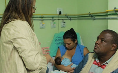 Amamentação é tema principal na Maternidade Mariana Bulhões durante o mês de agosto