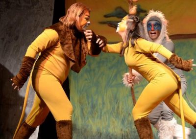 Musical do Rei Leão lotou teatro da Casa da Cultura em Nova Iguaçu