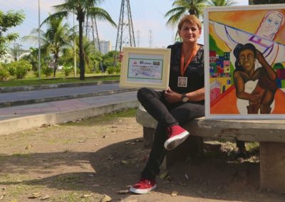 Artista plástica de Vila de Cava ganha prêmio da Sociedade Brasileira de Belas Artes