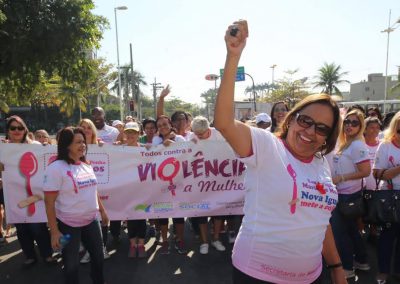 Nova Iguaçu realiza 2ª caminhada pelo fim da violência contra a mulher