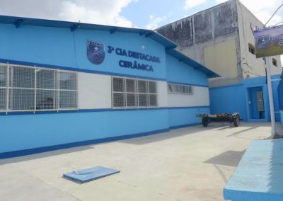 Prefeito visita Companhia de Polícia Militar que será inaugurada quarta-feira