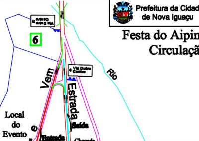 Nova Iguaçu divulga esquema de trânsito para a Festa do Aipim