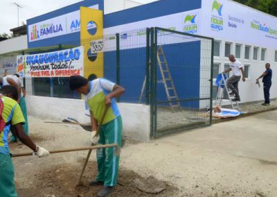 Prefeitura de Nova Iguaçu dá últimos retoques para inauguração da Clínica da Família