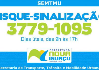 Nova Iguaçu cria serviço de Disque-Sinalização