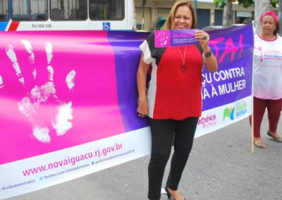 Nova Iguaçu vai às ruas para combater violência contra mulheres