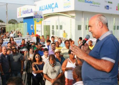 Aliança comemora  chegada da Clínica da Família do bairro
