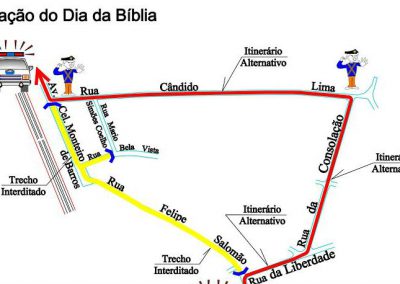 Nova Iguaçu interdita ruas de Austin para Comemoração do Dia da Bíblia