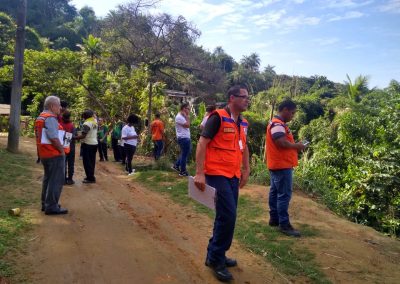 Defesa Civil promove exercício simulado de desastres naturais no morro do Inferninho