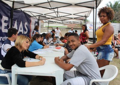 Mutirão de serviços de saúde, assistência e educação no Jardim Palmares