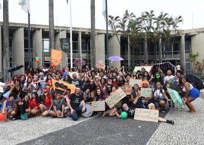 Marcha pela cultura nas ruas da cidade