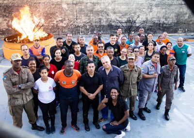 Treinamento para prevenção e combate a incêndio e controle do pânico