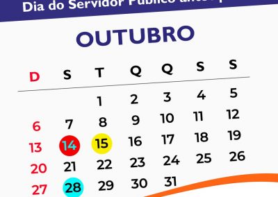 Prefeitura antecipa ponto facultativo pelo Dia do Servidor Público