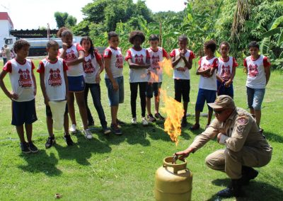 Alunos de Nova Iguaçu participam de projeto ‘Bombeiro Mirim’
