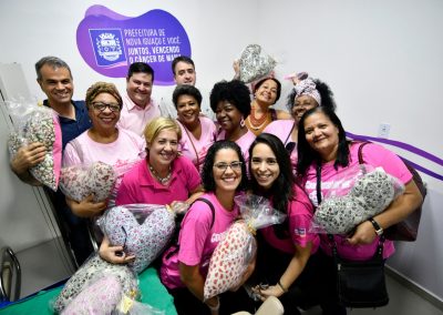 Ambulatório de Ginecologia e Mastologia do HGNI é entregue caracterizado para o Outubro Rosa