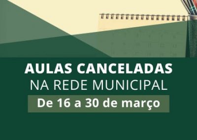 Como prevenção à pandemia de coronavírus, Nova Iguaçu suspende aulas nas escolas municipais a partir de segunda-feira