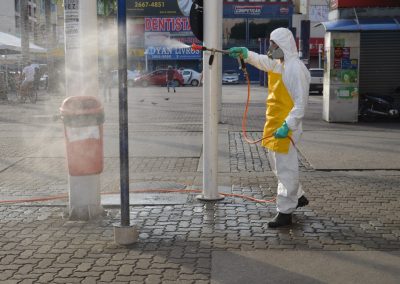 Prefeitura de Nova Iguaçu dá continuidade à higienização de locais públicos para o combate ao coronavírus
