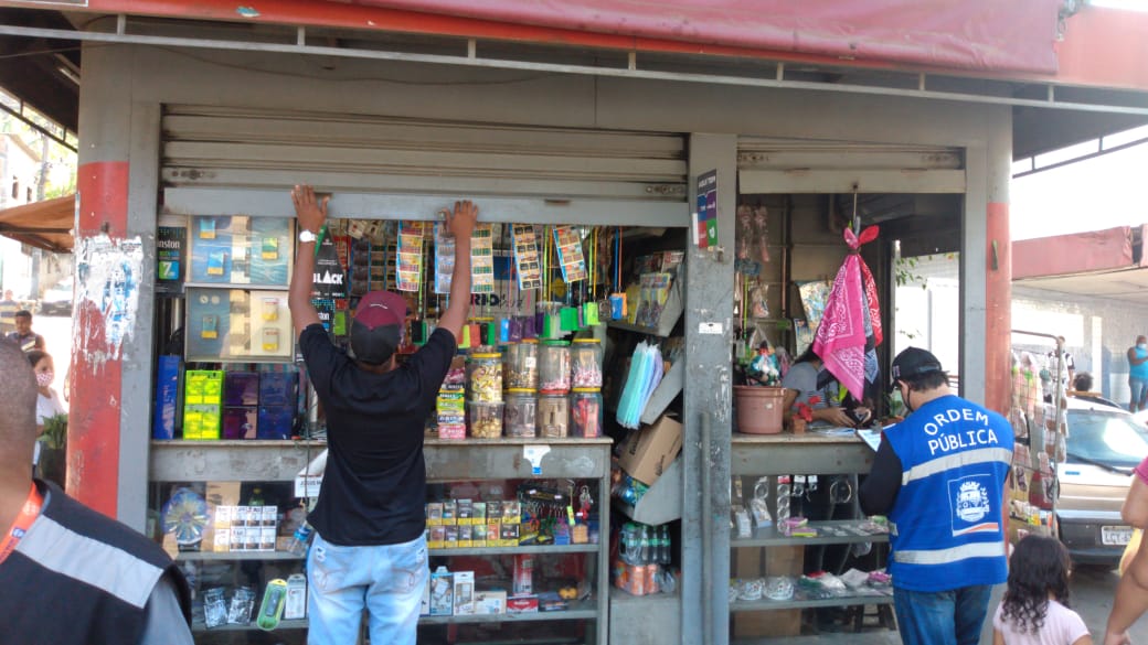 Agentes da Secretaria de Segurança de Nova Iguaçu faz operação nos bairros de Comendador Soares, Austin e Miguel Couto