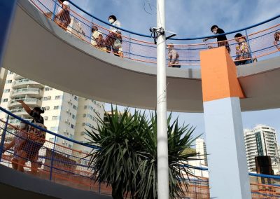 Bênção e elogios à recuperação estrutural marcam reabertura da Passarela do Caracol