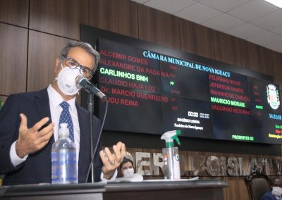 Rogerio Lisboa toma posse de seu segundo mandato como prefeito de Nova Iguaçu