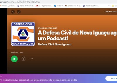 Defesa Civil de Nova Iguaçu lança Podcast para manter população bem informada