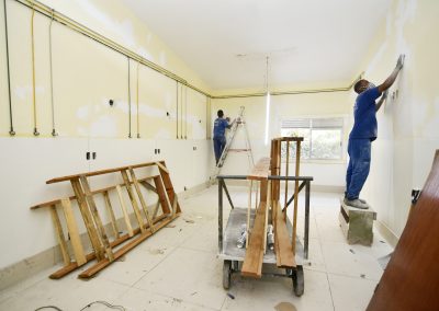 Obras no HGNI avançam e mais da metade das enfermarias já foram reformadas