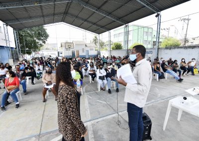 Futuros moradores do Condomínio Paraíba escolhem apartamentos
