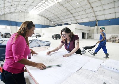 Obra do Restaurante do Povo, em Nova Iguaçu, segue em ritmo acelerado