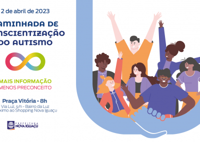 Nova Iguaçu celebra o Dia Mundial de Conscientização do Autismo com caminhada