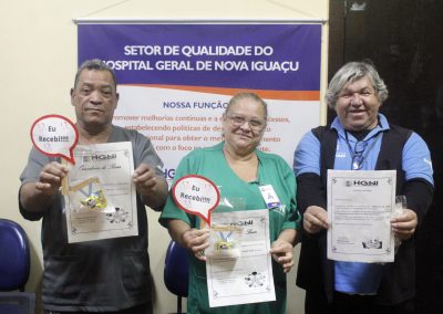 Projeto “Ouvidoria do Bem” homenageia profissionais do HGNI e da Maternidade Mariana Bulhões