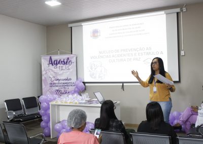No Agosto Lilás, Nova Iguaçu promoveu ações de conscientização sobre a violência contra mulher