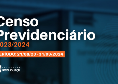 Censo Previdenciário: aposentados e pensionistas devem ir ao Previni a partir da próxima semana