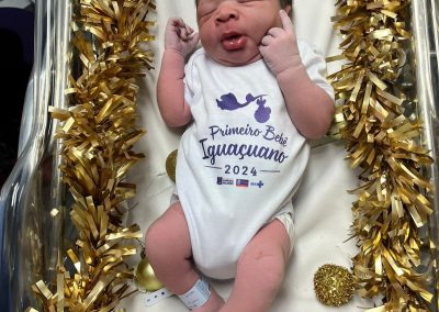 Primeiro bebê iguaçuano de 2024 é um menino