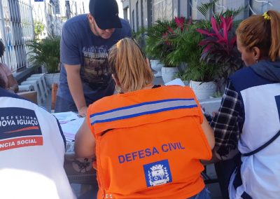 Defesa Civil de Nova Iguaçu vai atender moradores vítimas das últimas chuvas em horário ampliado até sexta-feira (1º)