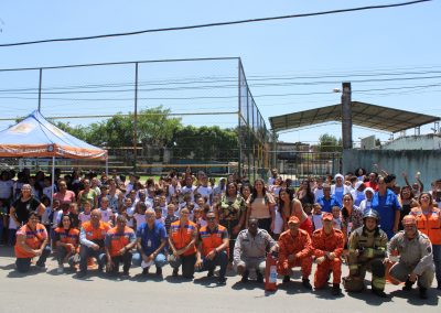Simulado mobiliza mais de 6 mil pessoas em escolas da rede municipal de Nova Iguaçu para situações de emergência